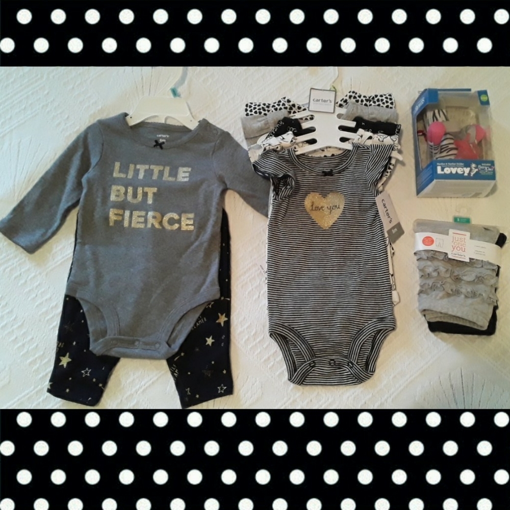 Brand New w/Tags Carter Onsie Sets, Leggings LOT